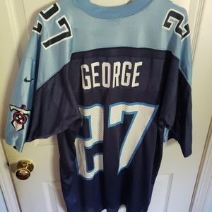#27 Eddie George Tennesee Titans Nike Jersey